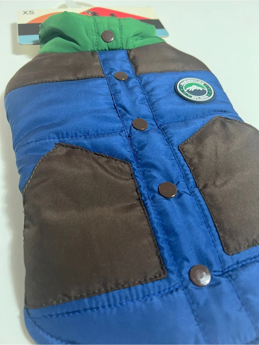 Dog Puffer Jacket XS Fleece Lined Winter Coat Fabdog FABventure